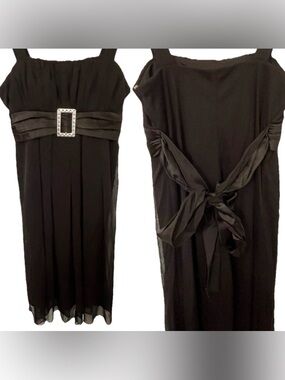 CITY TRIANGLES Sweet Little GIRLS Formal Black Party DRESS Size Medium